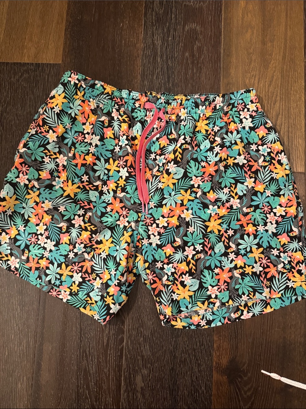 Floral chubbies swim trunks